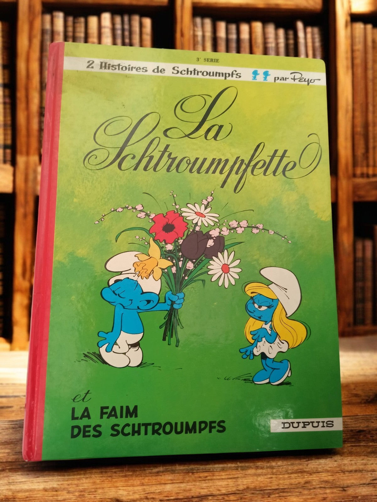 Bande dessinée La Schtroumpfette ancien vintage Dupuis Peyo rétro enfance BD