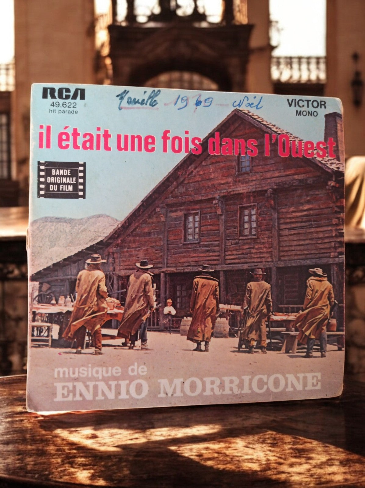 Vinyle 45 tours RCA Il était une fois dans l’Ouest Ennio Morricone vintage OST