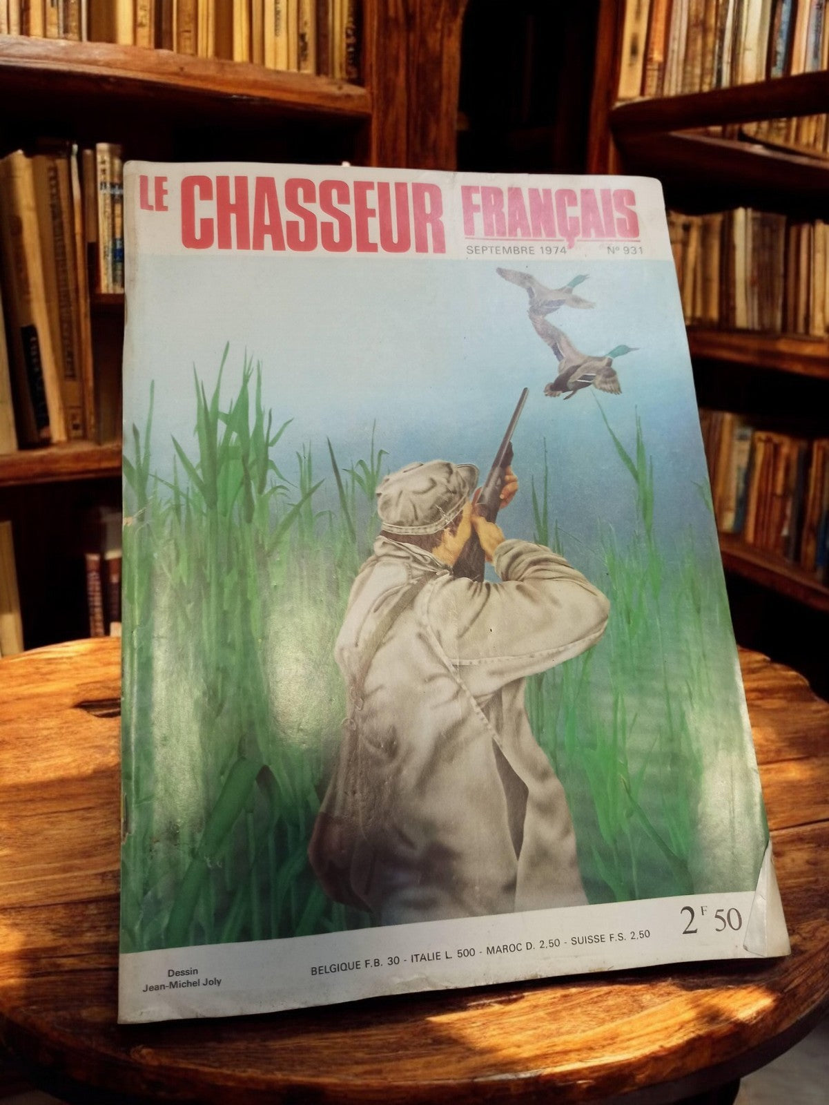 Le Chasseur Français vintage 1974 ancien magazine chasse collection rétro déco