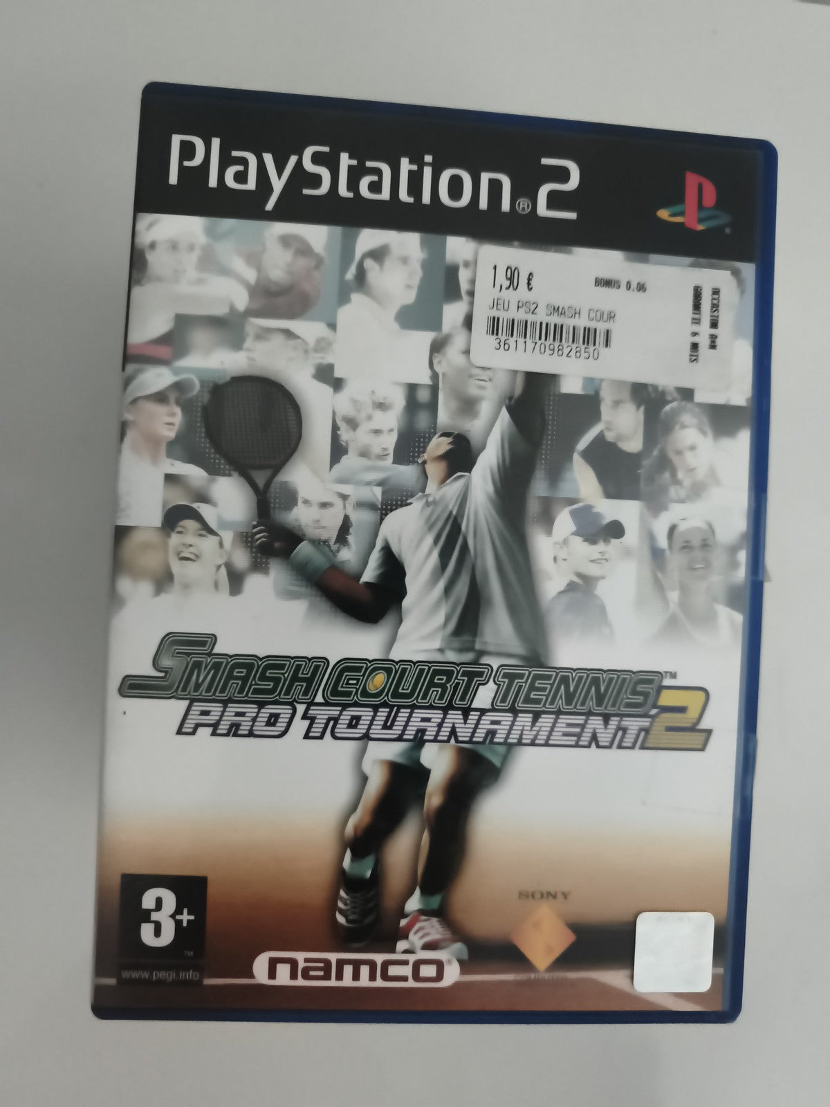 Jeu PlayStation 2 Smash Court Tennis Pro Tournament 2 Namco PS2 sans notice