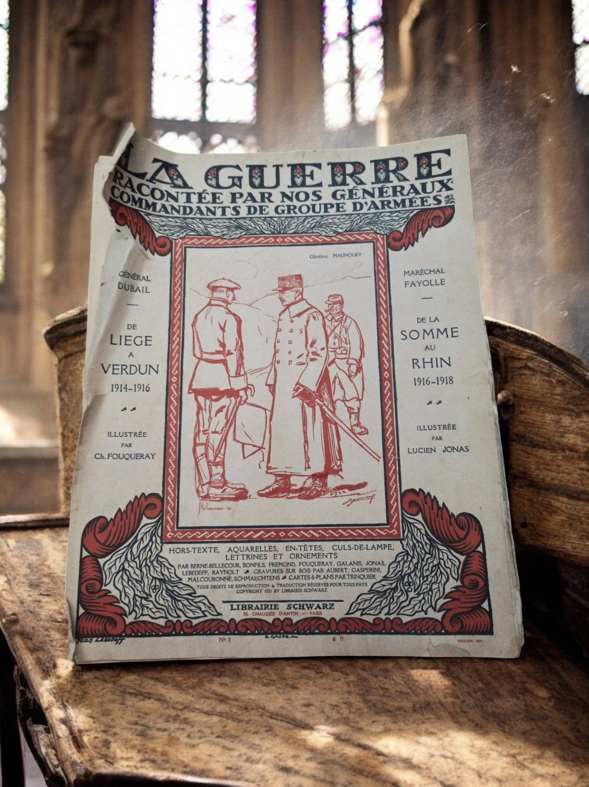 Livre ancien La Guerre racontée par nos généraux illustré 1914-1918 WW1