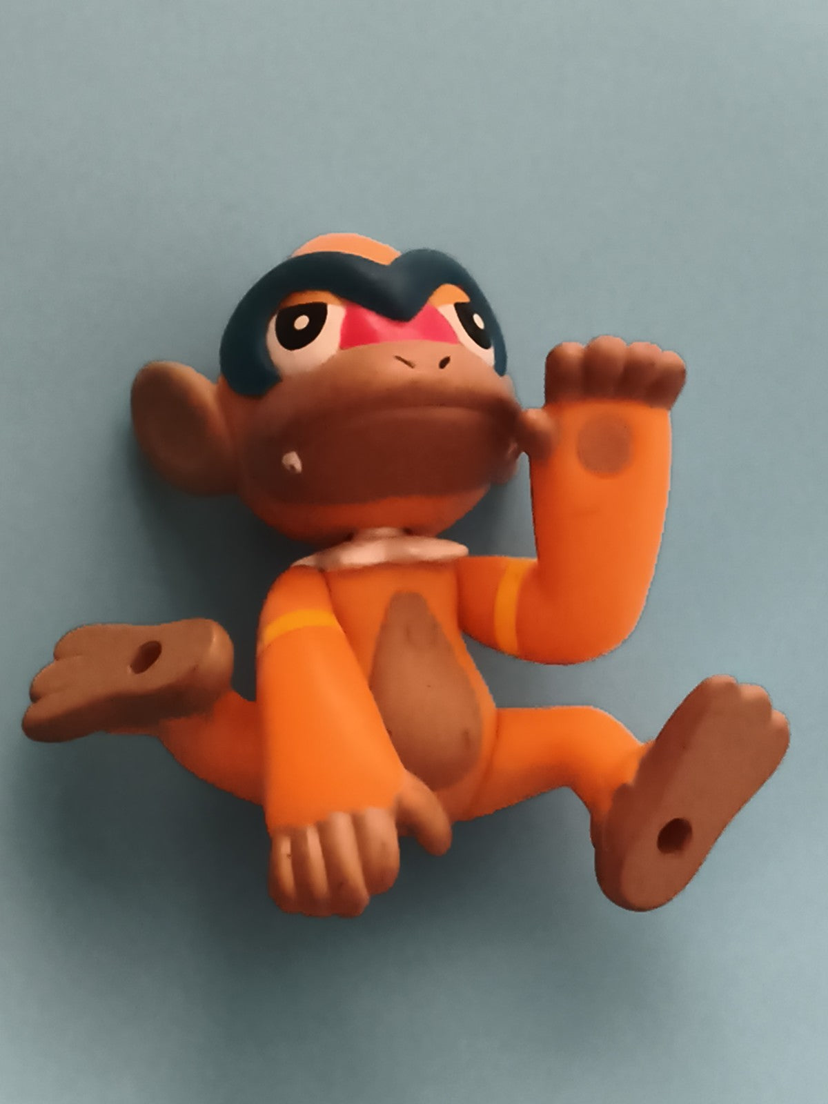 Figurine Pokémon Chimchar orange assis jouet plastique déco enfant