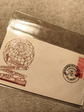 Lettre premier jour Brésil 1962 système métrique cachet Rio philatélie (Ref 9)