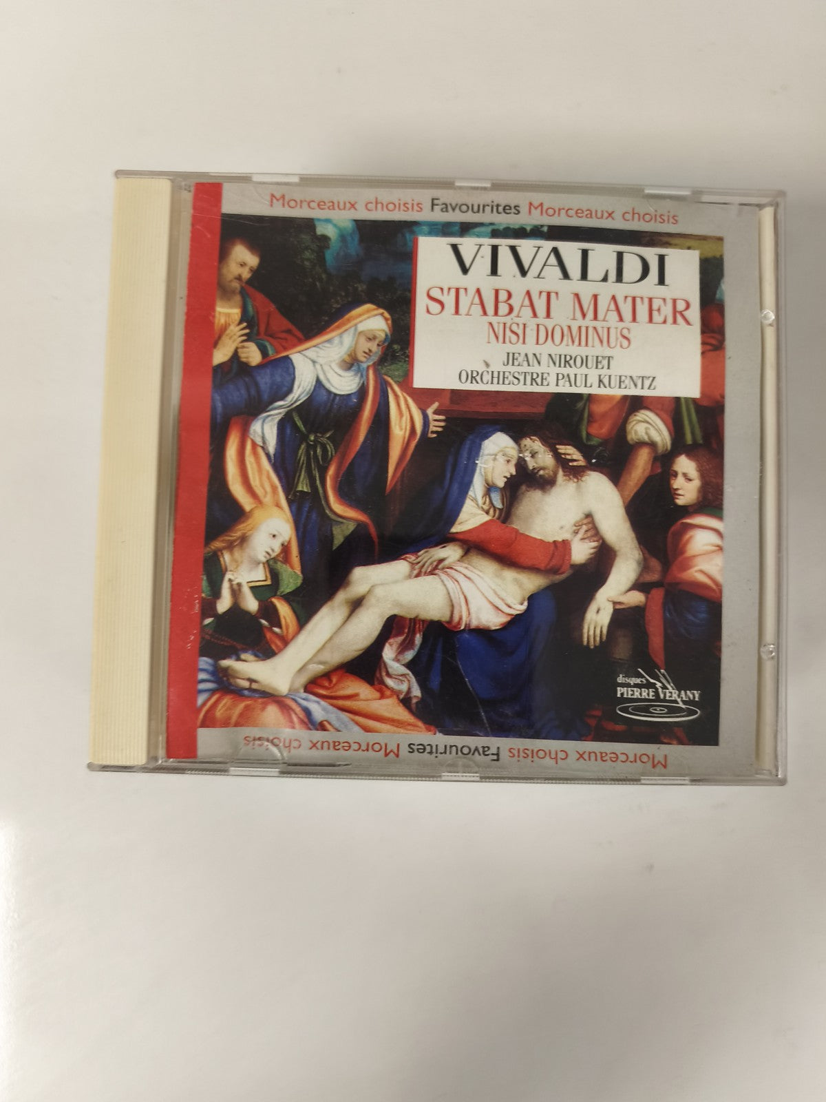 CD Vivaldi Stabat Mater Nisi Dominus Jean Nirouet Orchestre Paul Kuentz
