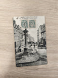Carte postale ancienne Le Tréport La Croix de Grès CPA timbres 5c France