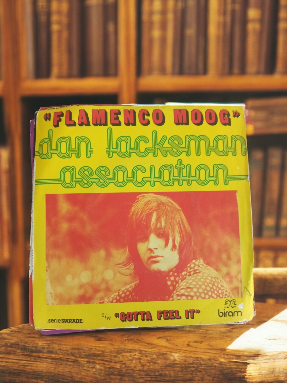 Vinyle 45T Dan Lacksman Association Flamenco Moog vintage rétro Biram