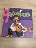 Vinyle 45 tours Buonasera Lucky Lo Bello pochette illustrée PYE Records