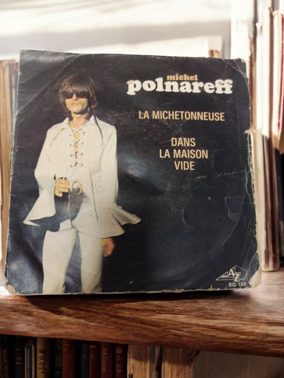 45 tours Michel Polnareff vintage La Michtonneuse AZ rétro chanson française