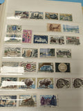 Lot anciens timbres oblitérés France, monuments, animaux, collection philatélie