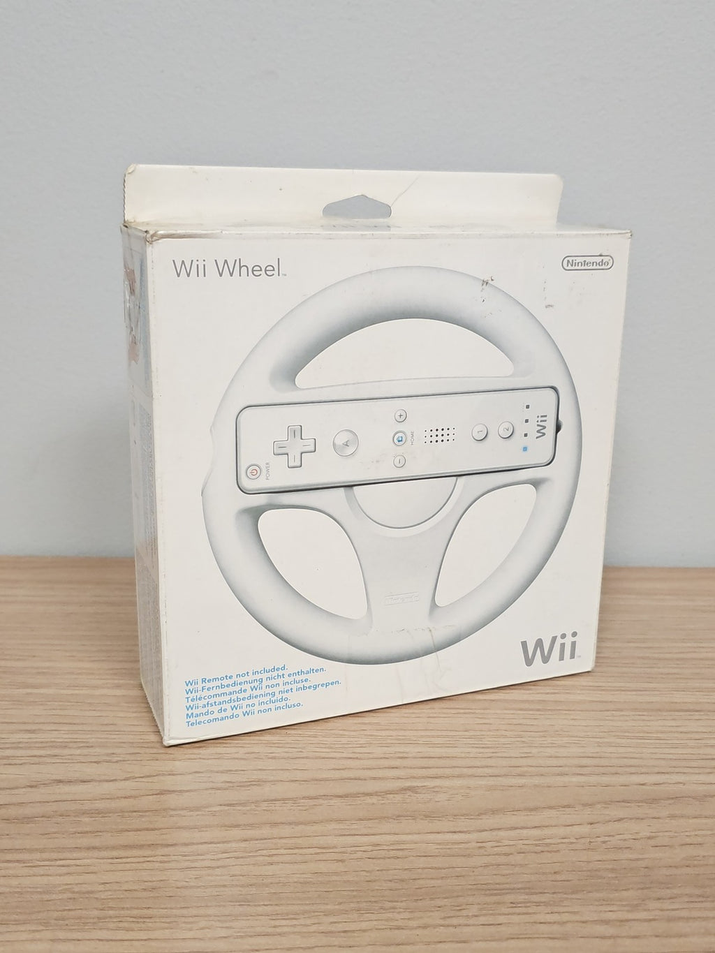 Volant officiel Nintendo Wii avec boîte - Accessoire original pour console de je