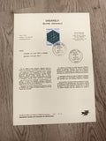 Feuillet Premier Jour Vasarely 1977 timbre France art optique philatélie