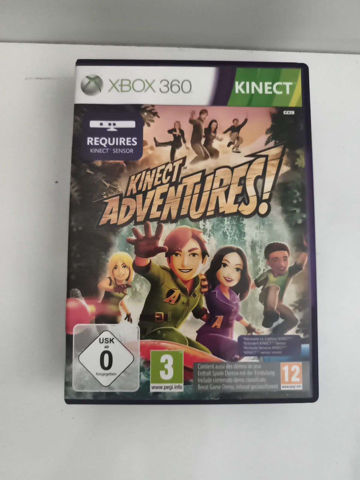 Jeu Xbox 360 Kinect Adventures! original PAL Xbox Kinect