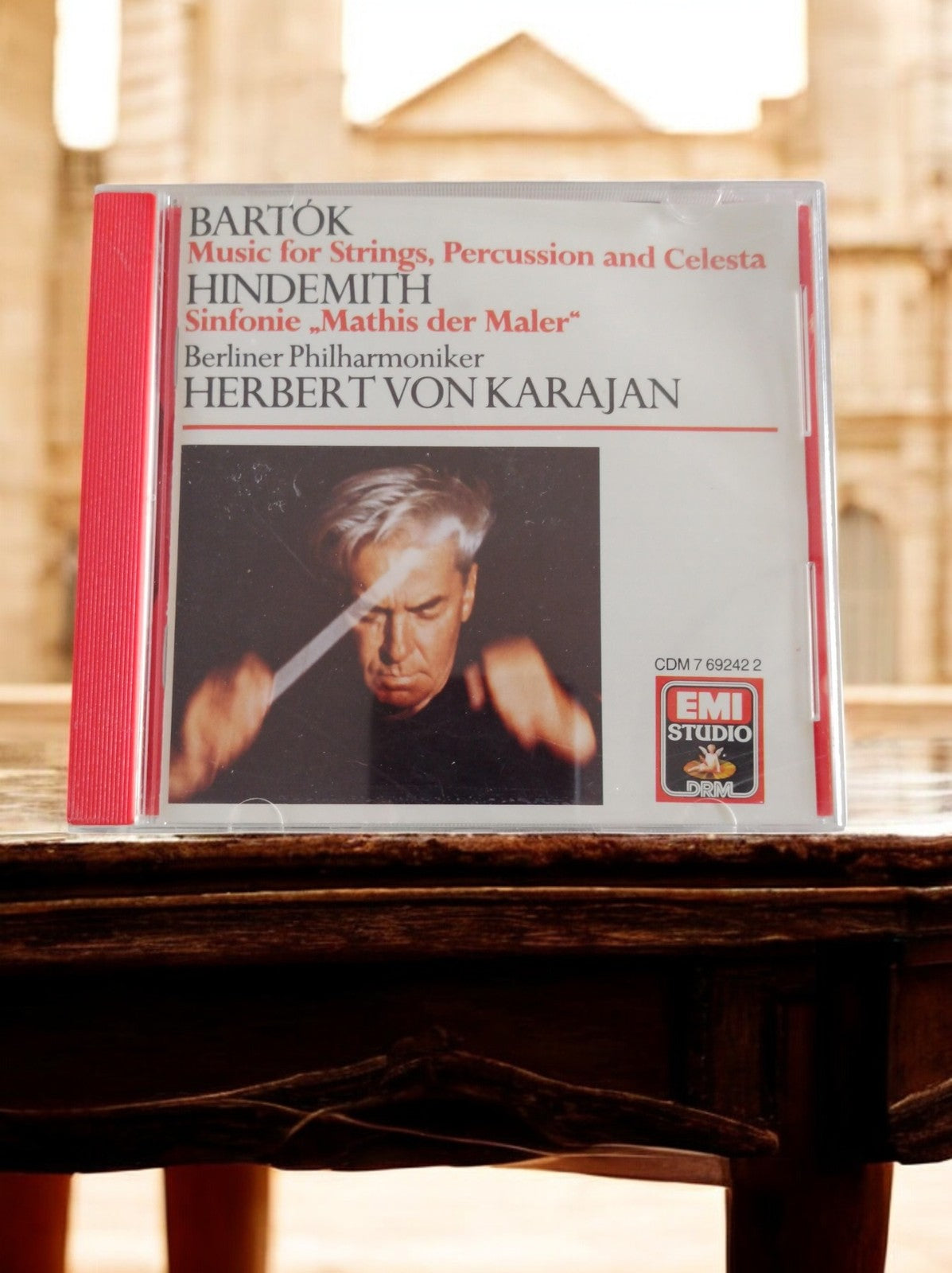 CD classique Bartók Hindemith Karajan EMI Studio vintage rare album