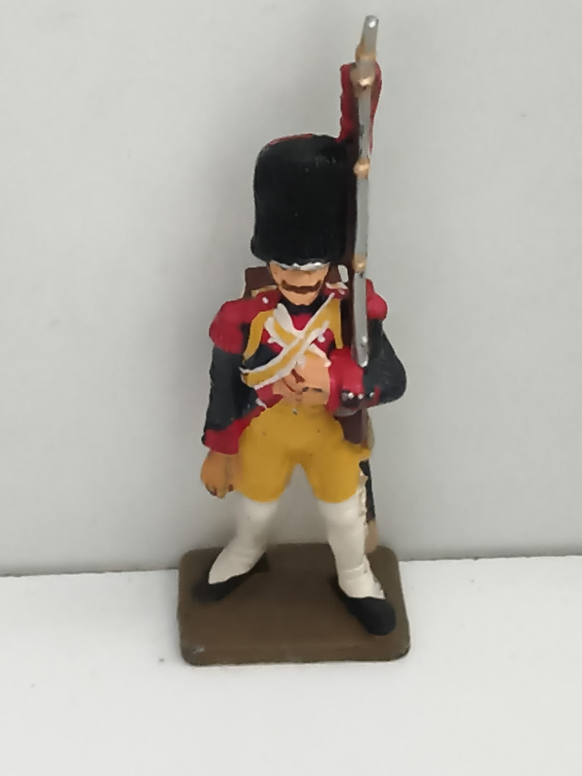Figurine soldat ancien plomb uniforme Empire garde armée napoléonienne vintage