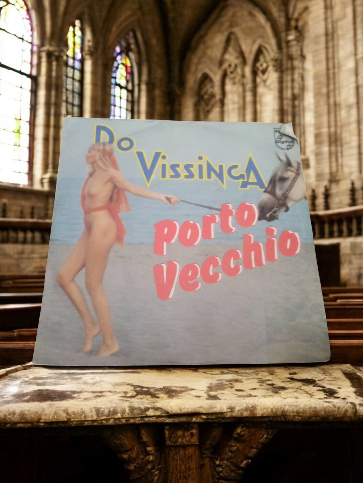 45 rpm vinyl Do Vissinca Porto Vecchio vintage beach sleeve untested