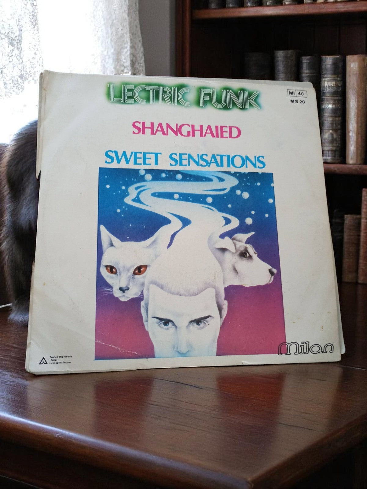Vinyle 45T Electric Funk Shanghaied Sweet Sensations vintage Milan