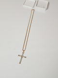 Collier pendentif croix chrétienne pour femme, bijou fantaisie élégant occasion