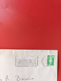Enveloppe philatélie oblitérée St Maximin la Ste Baume 1996 timbre vert