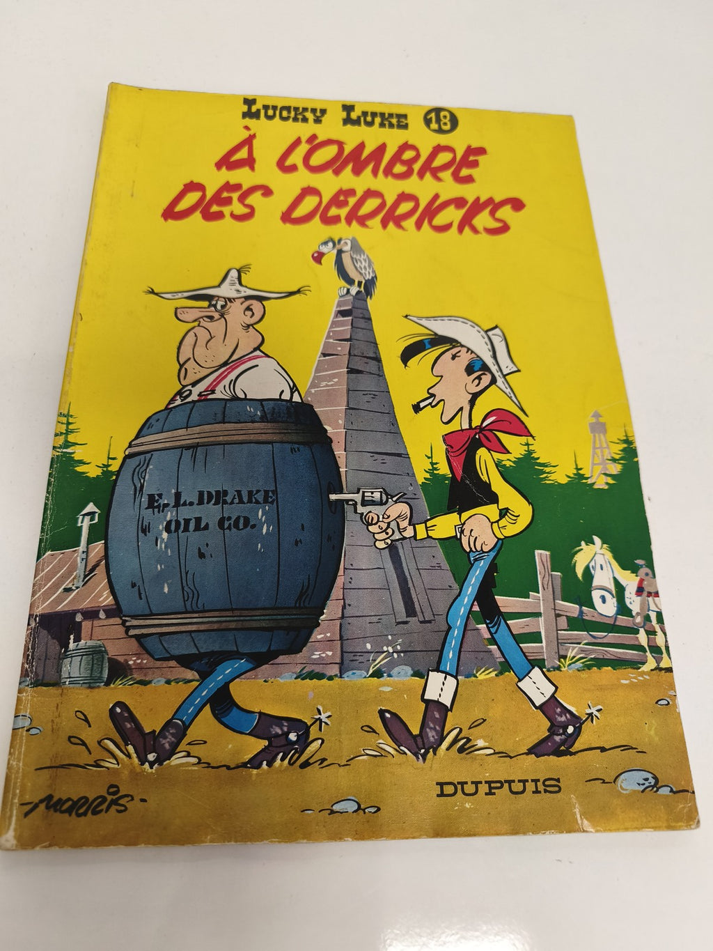 Lucky Luke BD vintage 20ème Derricks 1977 ancien album collection rétro rare