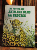 Livre ancien Les petits des animaux dans la brousse vintage enfant Tourret