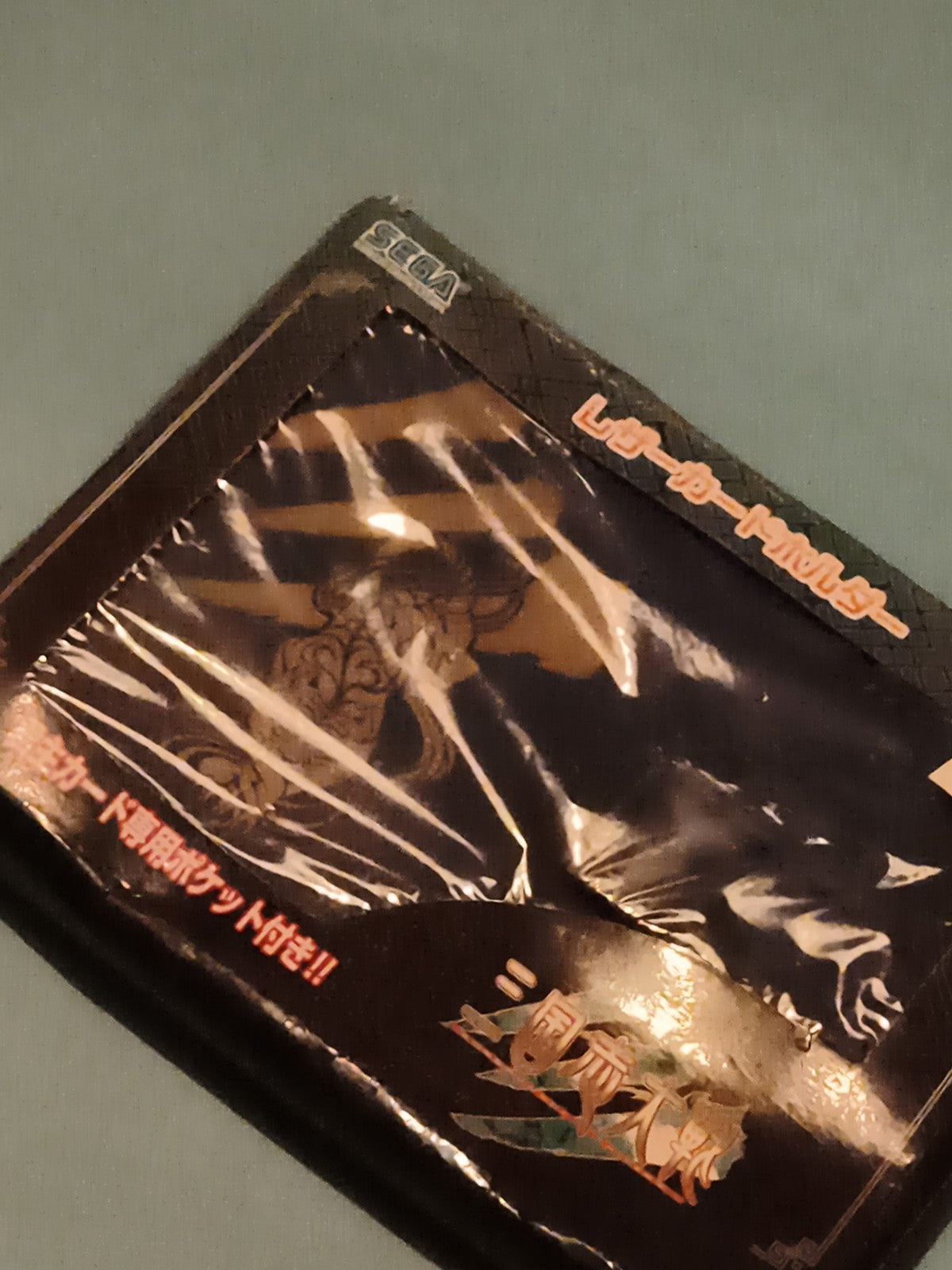 Porte-cartes SEGA Three Kingdoms noir, accessoire carte collector
