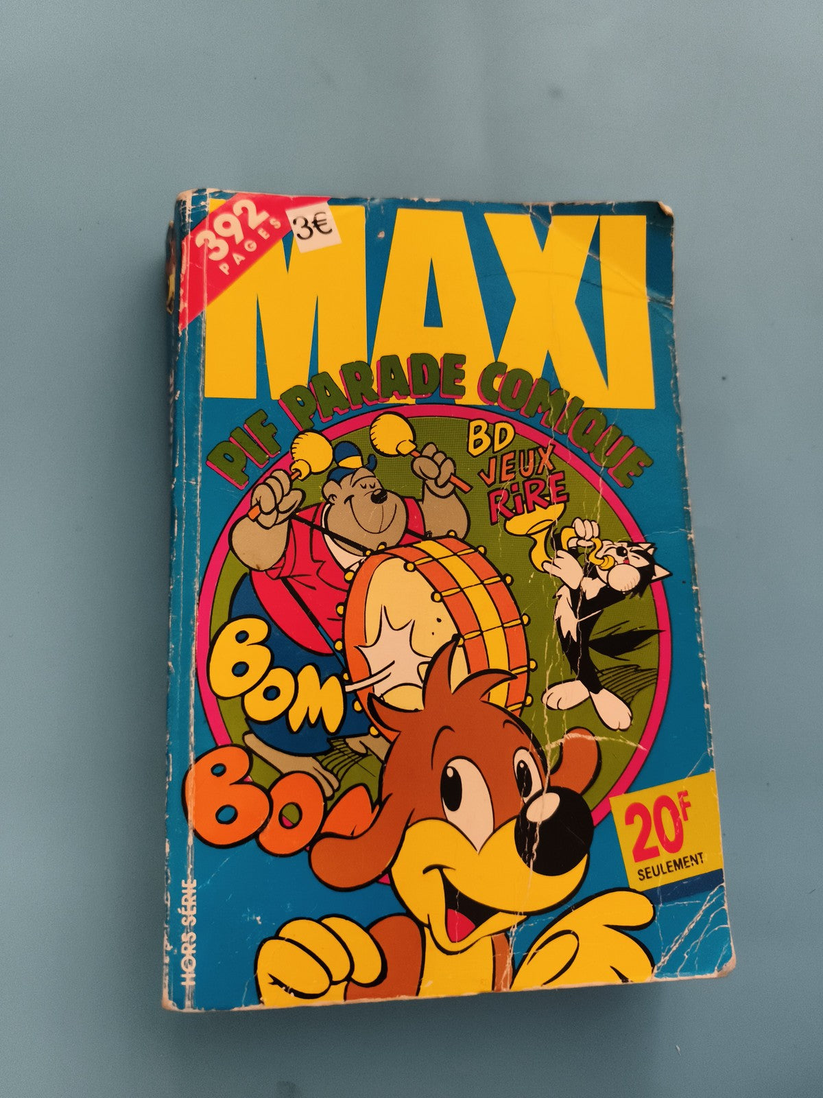 Livre BD Maxi Pif Parade Comique hors-série 392 pages humour jeux
