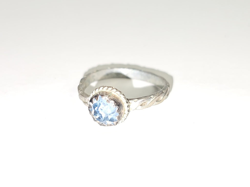 Bague ancienne en argent vintage rétro, bijou d?occasion pour collectionneur