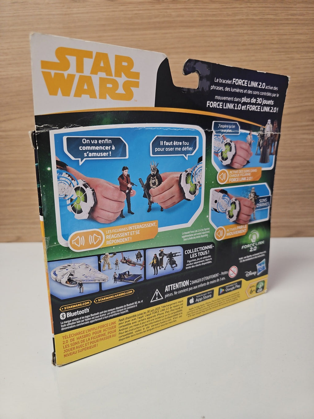 Hasbro Star Wars Force Link 2.0 Bluetooth Set + Figurine Han Solo d?Occasion