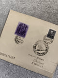 Lettre affranchie Hongrie 1938 timbres Magyar Kir Posta oblitérés philatélie