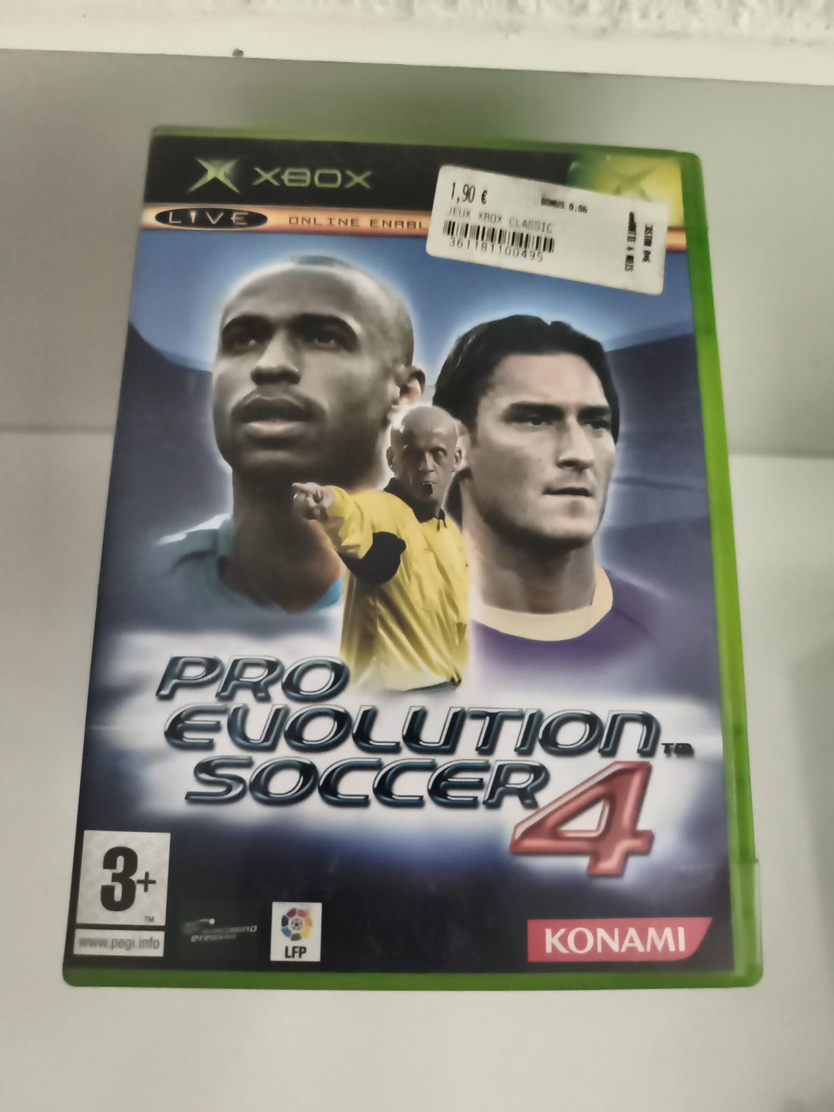 Jeu Xbox Pro Evolution Soccer 4 Konami football Xbox Live PEGI 3+