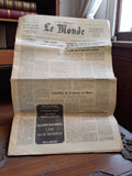 Journal Le Monde 1974 Vintage – Ancienne Édition Originale de Collection