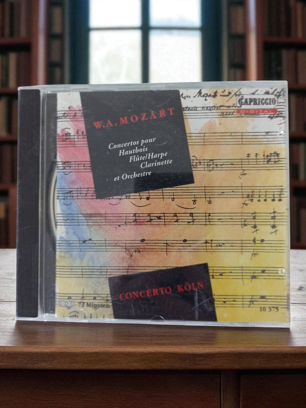 CD Mozart Capriccio Concerto Köln ancien classique rare audiophile DDD