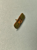Vintage pin's alcool bouteille verte collection, ancien badge publicitaire (Ref