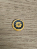 Pin's vintage écusson Manchester Bee doré rare, collection badge rétro UK