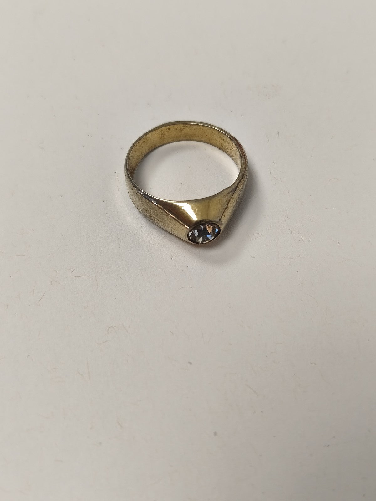 Bague rétro fantaisie ancienne, bijou vintage original pour collectionneur