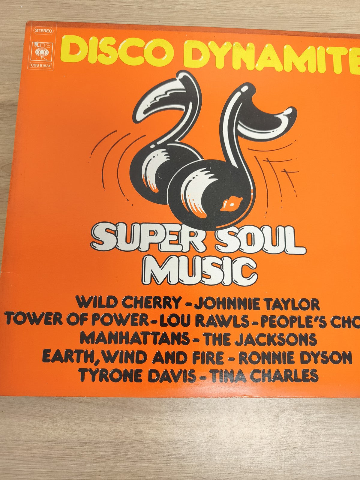 Vinyle 33T Disco Dynamite Super Soul Music Pochette Orange CBS 81831