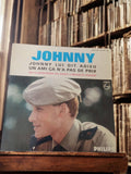 Disque vinyle 45T Johnny Hallyday Philips pochette photo vintage années 70