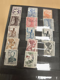 Lot timbres Afrique Équatoriale Française France Libre oblitérés philatélie