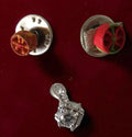 Lot Boucles d'Oreilles Orphelines Vintage Fantaisie Rétro, Motif Ruban & Strass