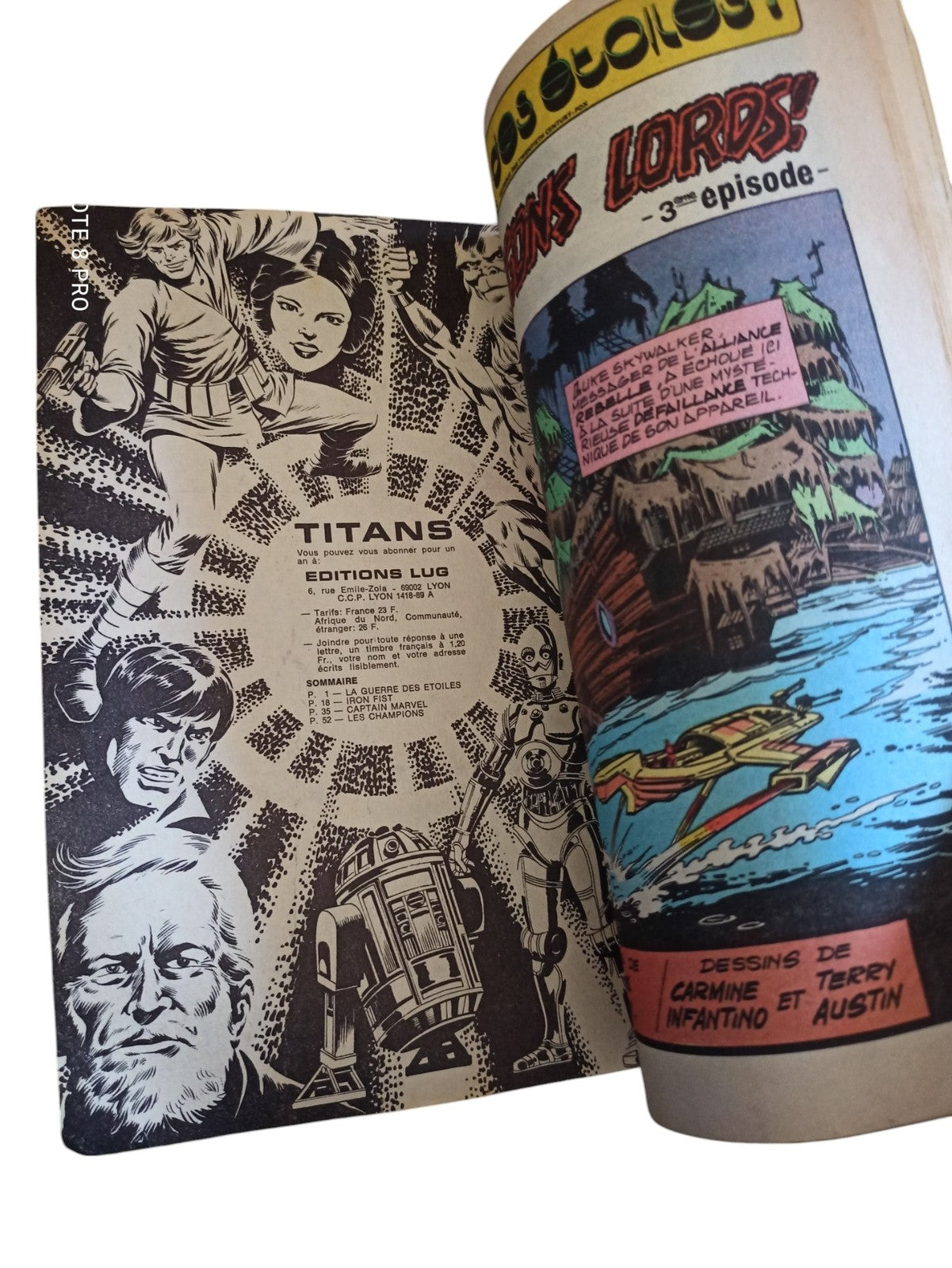 Comics Titans n°20 Marvel 1979 Lug Vintage super-héros X-Men ancien
