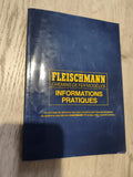 Livret Fleischmann chemins de fer modèles ancien, informations pratiques HO