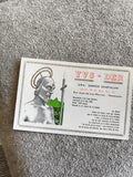 Carte QSL radio ancienne YV5-DER San Juan Venezuela monument Saint Jean Baptiste