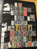Timbres Luxembourg lot thématique, portraits, animaux, oblitérés et neufs