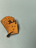 Pin's vintage JLA visage stylisé art graphique ancien collection (Ref 12)