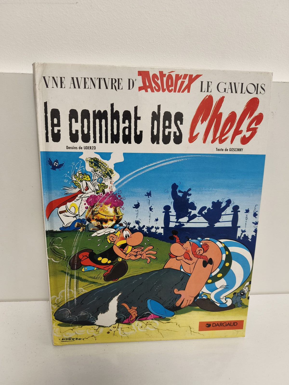 Vintage BD Astérix Le Combat des Chefs édition 1993 ancien livre collection