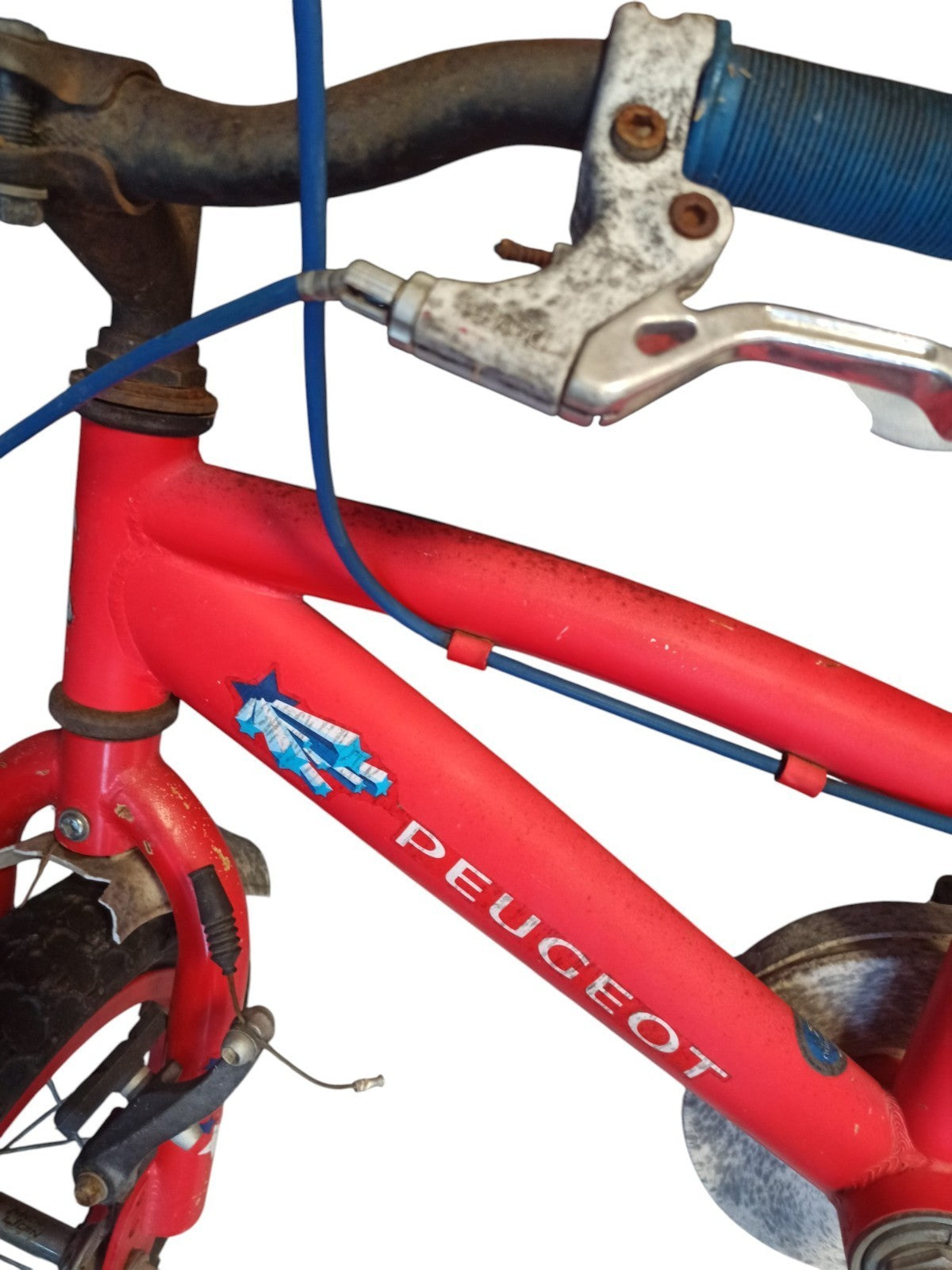 Vélo enfant PEUGEOT rouge ancien vintage années 60/80 à restaurer métal lourd