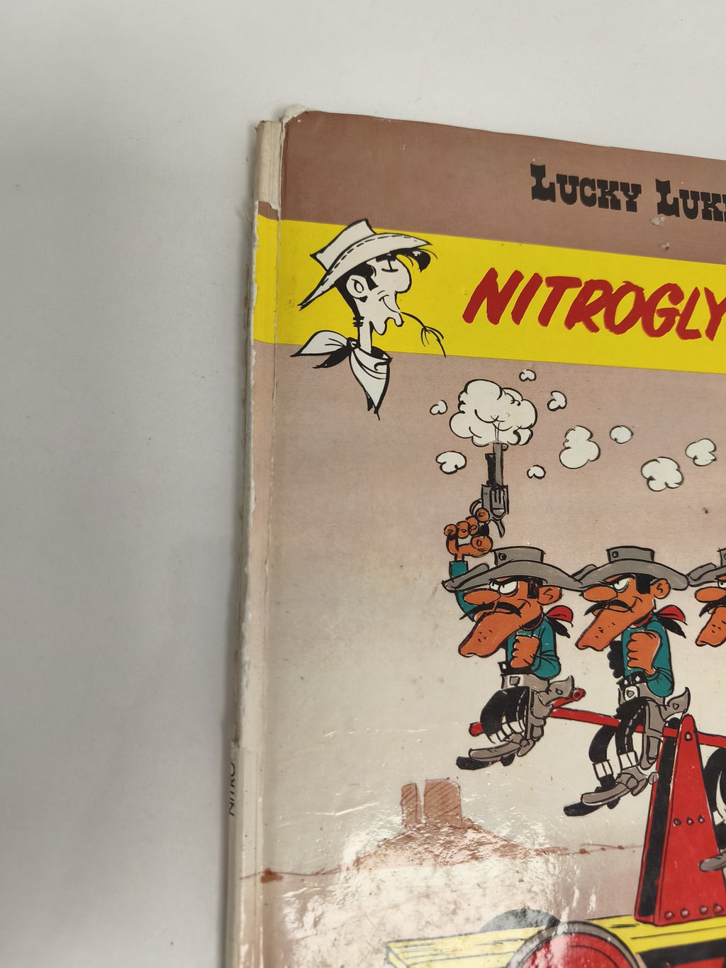 Bande dessinée Lucky Luke Nitroglycérine Dargaud 1987 BD Dalton cow-boy
