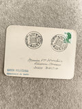 Carte postale philatélique Bastia tampon blason Corse Marianne 1,80 F