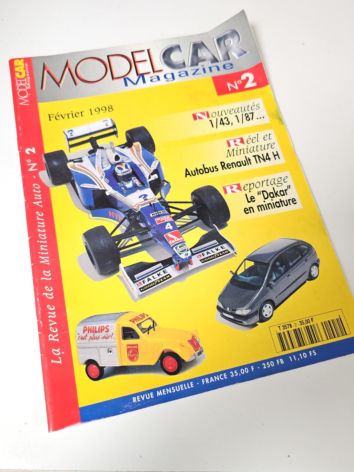 Vintage Magazine Model Car Ancien Miniature Auto Collection Rétro Rare