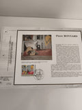 Feuillet CEF Pierre Bonnard Coin de salle à manger 1984 philatélie timbre oblité